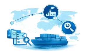 Supply chain ethics and operational reality illustration