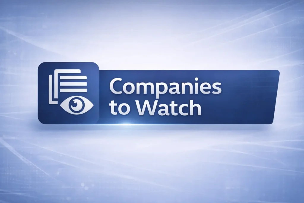 Companies to Watch recognition for growth and business development