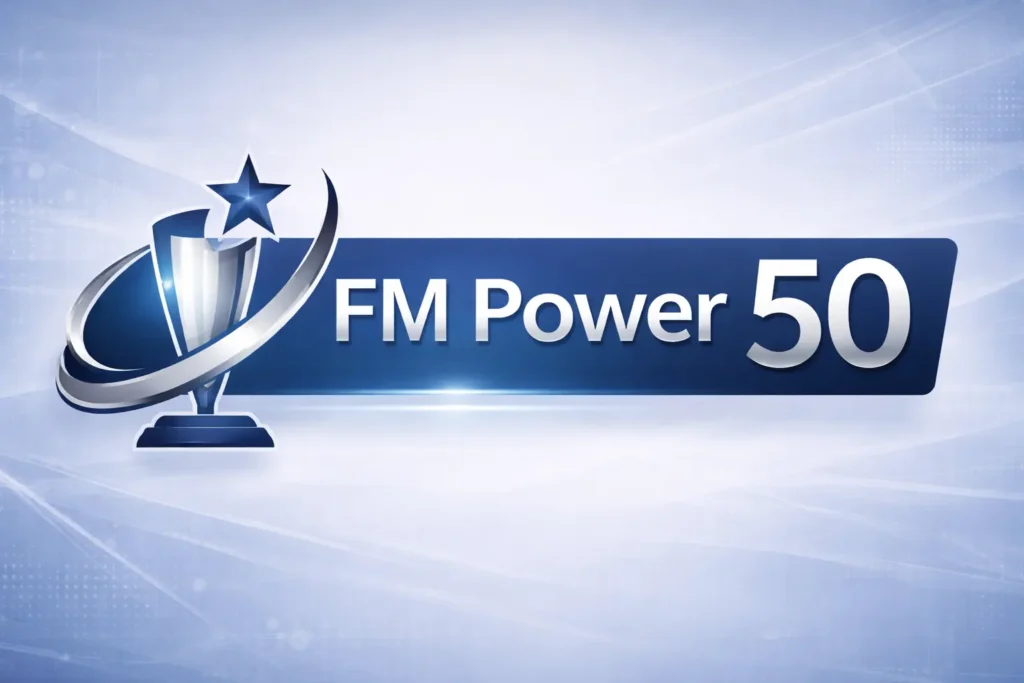 FM Power 50 recognition in facility management leadership