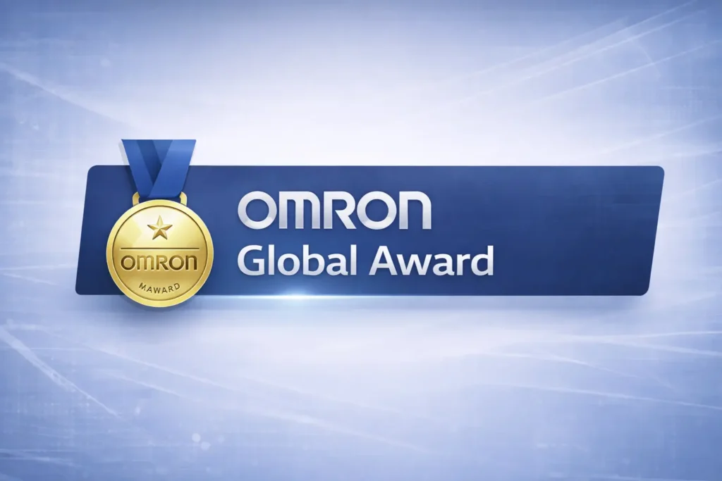 OMRON Global Award for international industrial automation performance