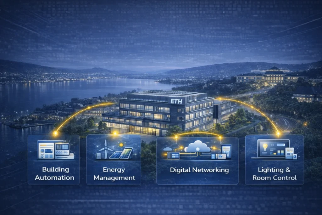 Smart Building integration and building automation project in Switzerland