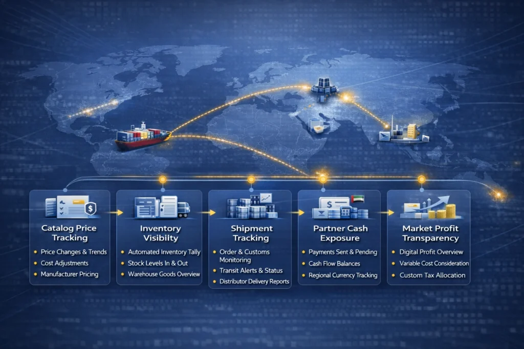 Supply chain distribution steering and digitalisation in the Middle East